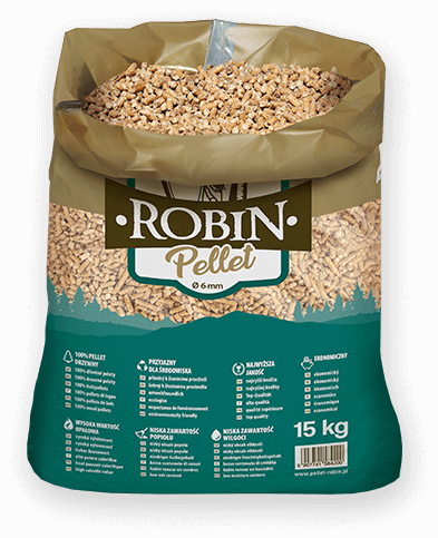 worek pelletu opałowego Robin do kupienia w Nowej Rudej lub sklepie internetowym